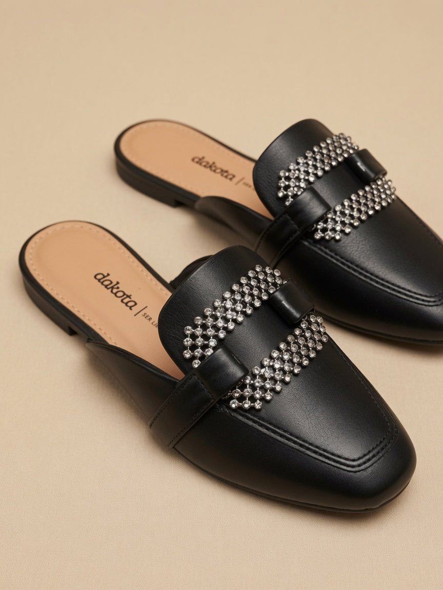 Mule Dakota com Fivela Pedrarias | Elite Calçados