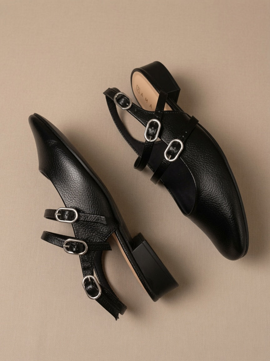 Slingback Ramarim Salto Bloco Baixo | Elite Calçados
