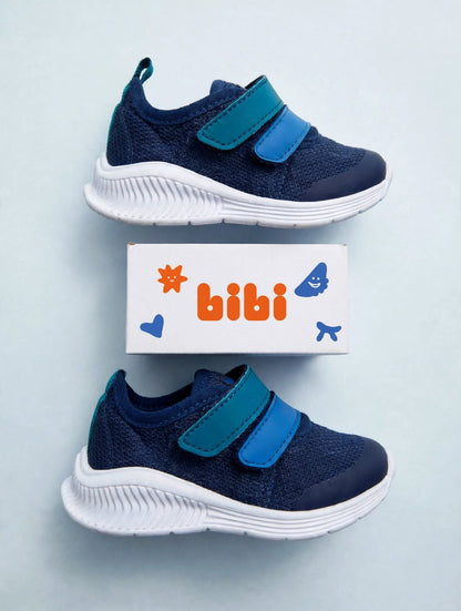 Tênis Infantil Bibi Renova Masculino Azul e Verde