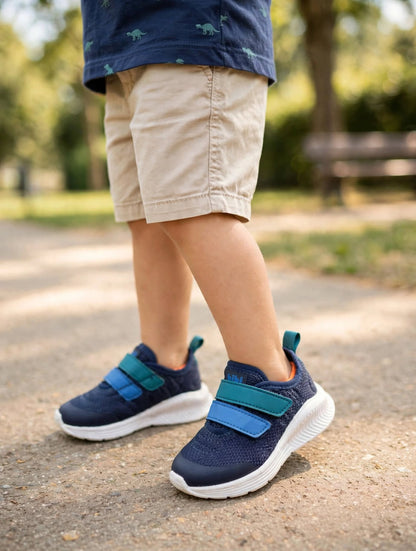Tênis Infantil Bibi Renova Masculino Azul e Verde