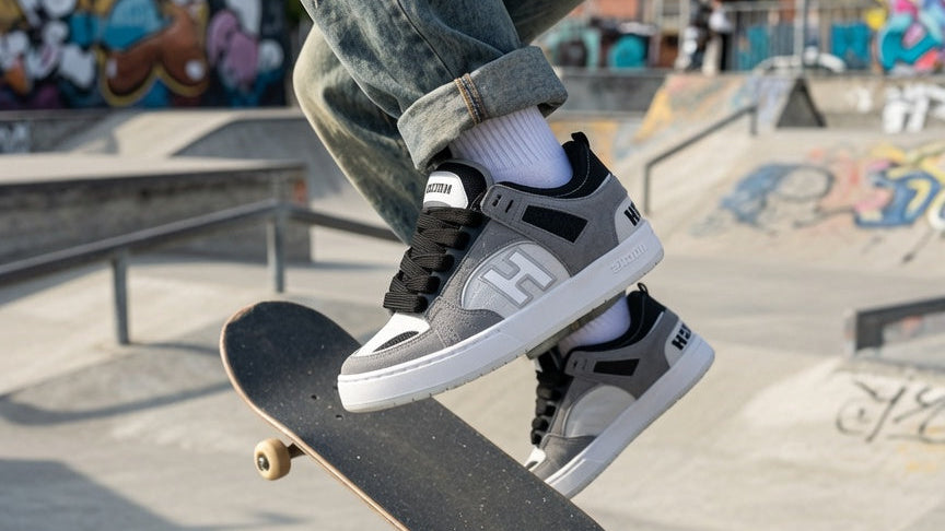 tênis hocks skate casual couro original